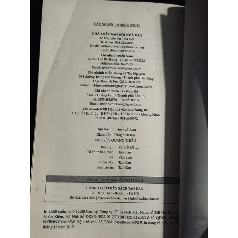 Cây người - Patrick White 733077