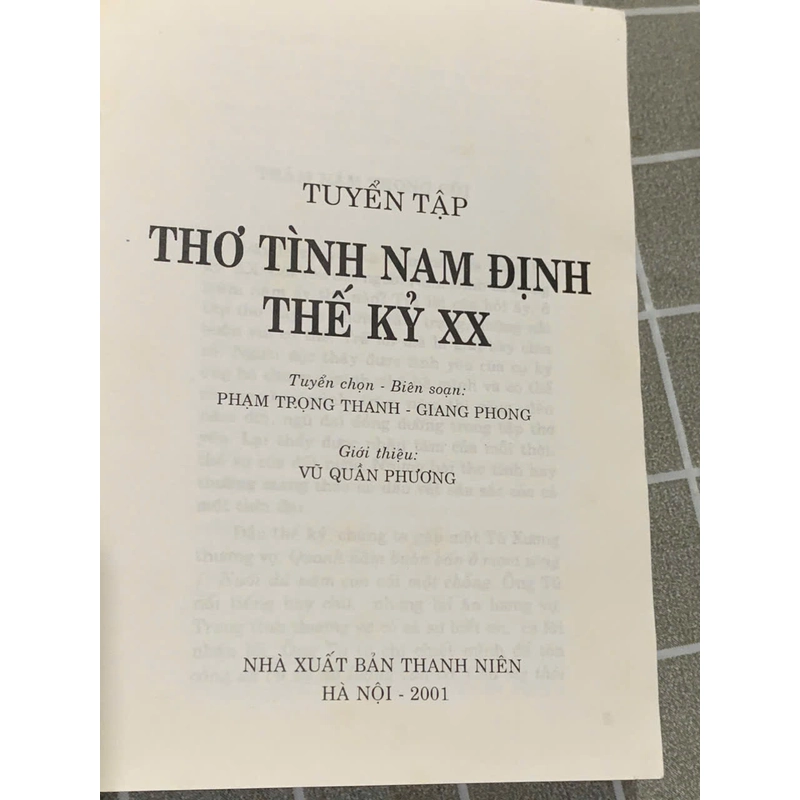 Thơ tình Nam Định thế kỷ 20- Vũ Hoàng Chương, Đoàn văn Cừ, Trần Dần, Trần Mạnh 545443