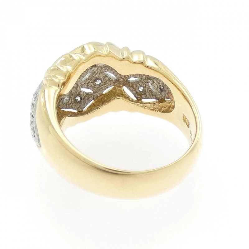 Nhẫn kim cương K18YG/PT900 0.37CT - Hàng hiệu Authentic 854269