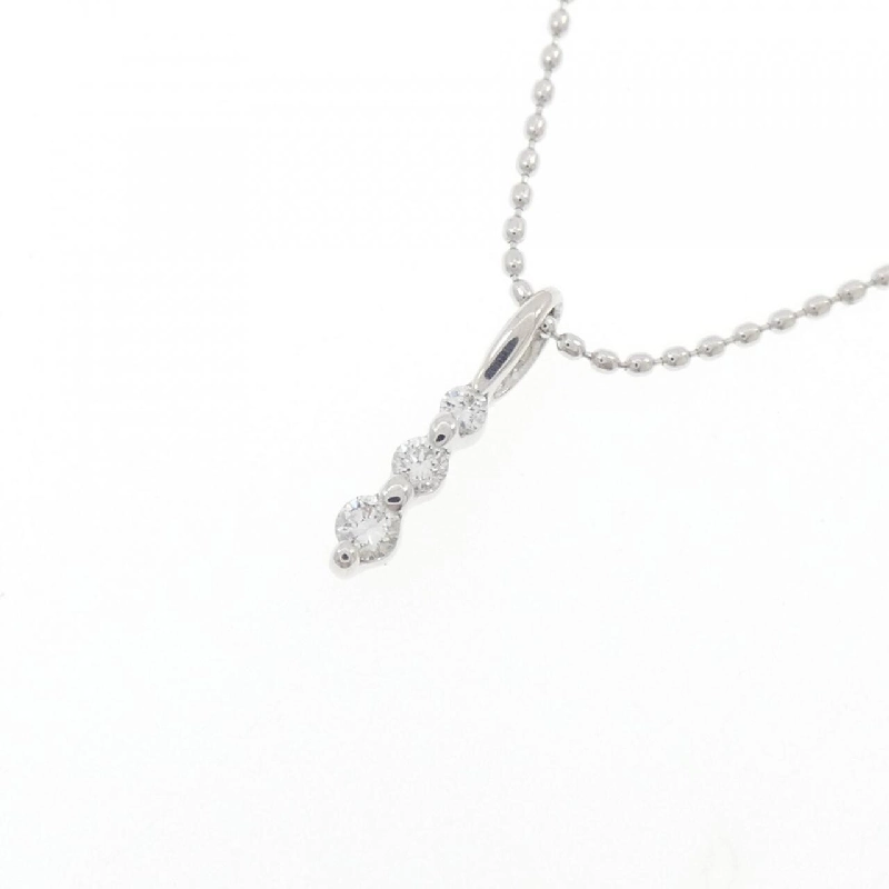 K18WG Dây chuyền kim cương - Hàng hiệu Authentic 862178