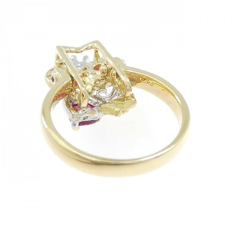 Nhẫn tourmaline rubellite K18YG/K18WG 0.45CT - Hàng hiệu chính hãng 850800