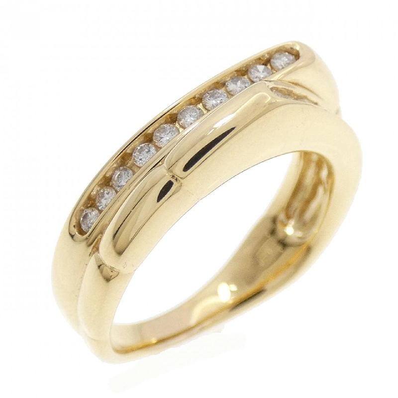 Nhẫn kim cương K18YG 0.22CT 669311