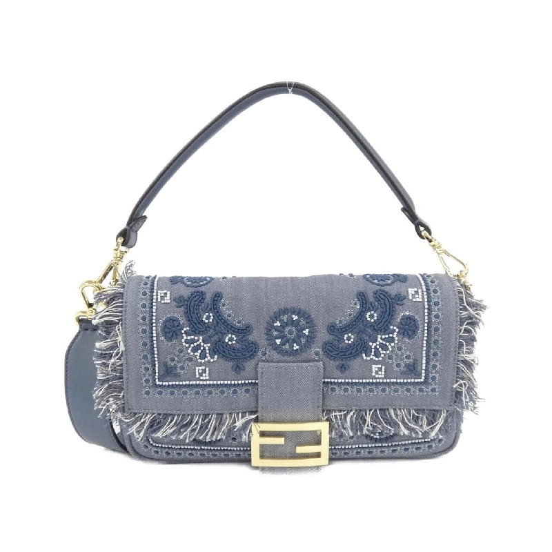 【Sản phẩm mới】Túi Fendi BAGUETTE DENIM 8BR600 AUT7 617128