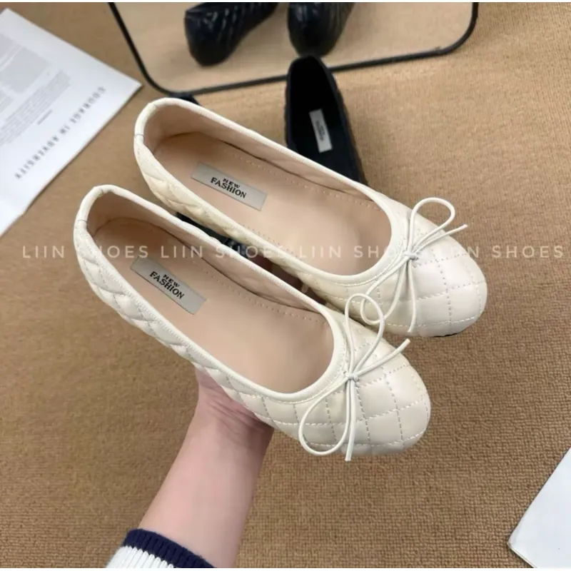 Giày bệt mix nơ thuê 975733