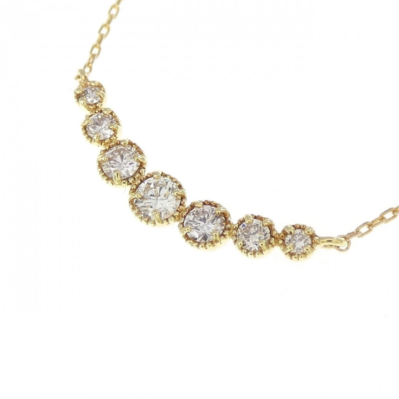 Dây chuyền kim cương K18YG 0.20CT - Hàng hiệu Chính hãng 859012