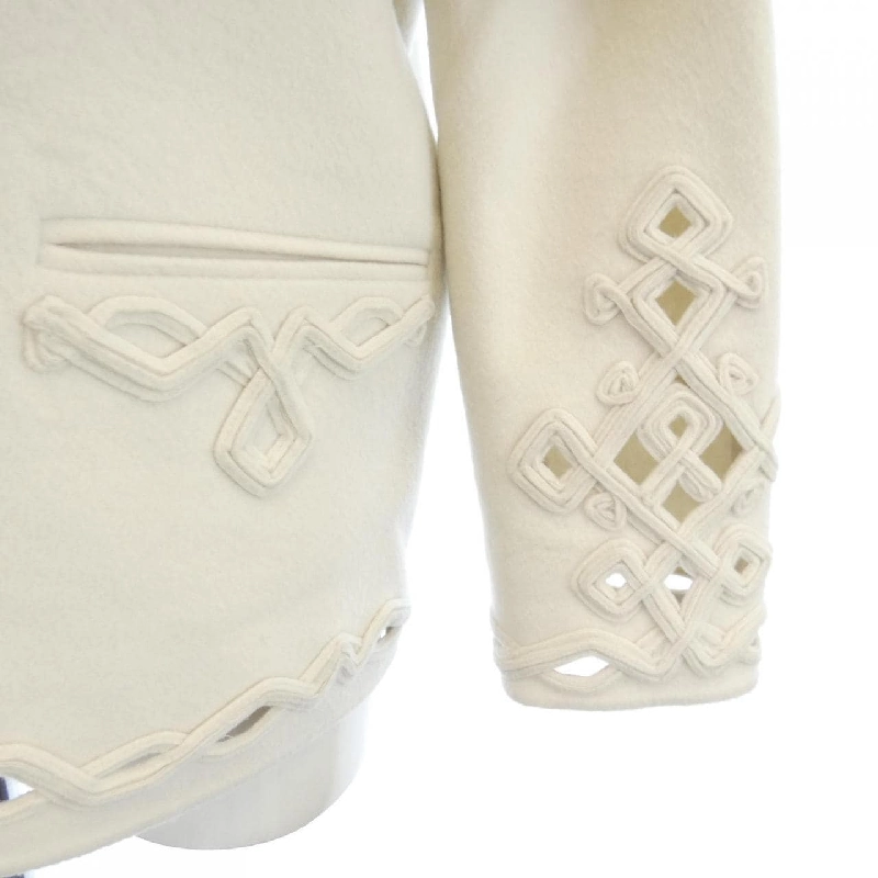 Áo khoác không cổ ERMANNO SCERVINO 632160