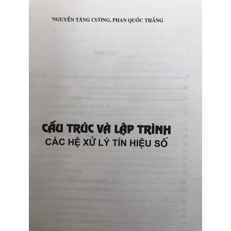 CẤU TRÚC VÀ LẬP TRÌNH CÁC HỆ XỬ LÝ TÍN HIỆU SỐ 474969