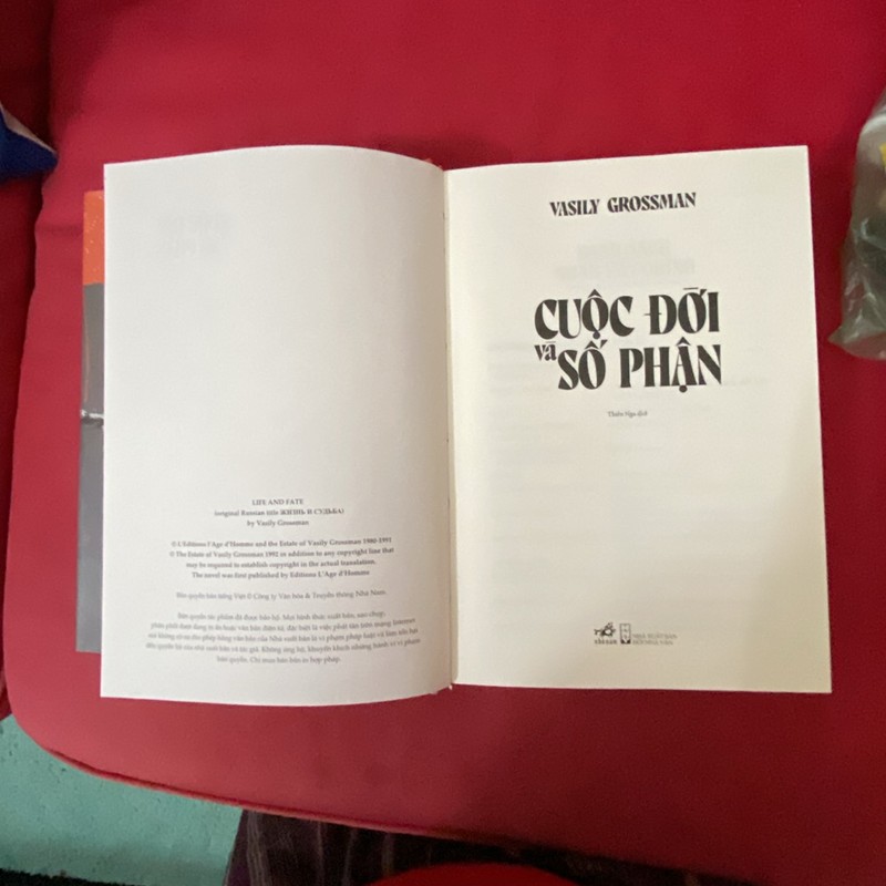 Cuộc đời và số phận (bìa cứng, mới 99%) 74686