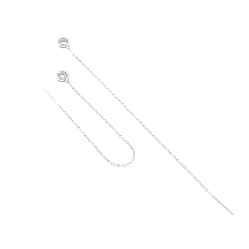 K18WG Bông tai kim cương 0.42CT - Hàng hiệu Chính hãng 870110