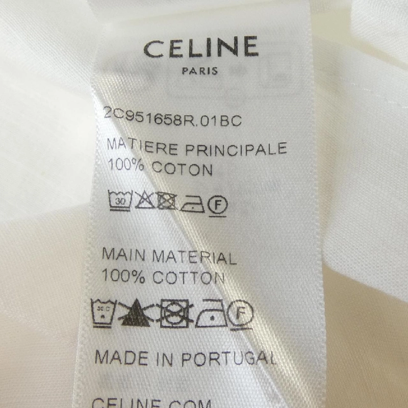 Áo sơ mi CELINE CHELSEA SHIRT TRIOMPHE 2C951658R S／S - Hàng hiệu Chính hãng 774929