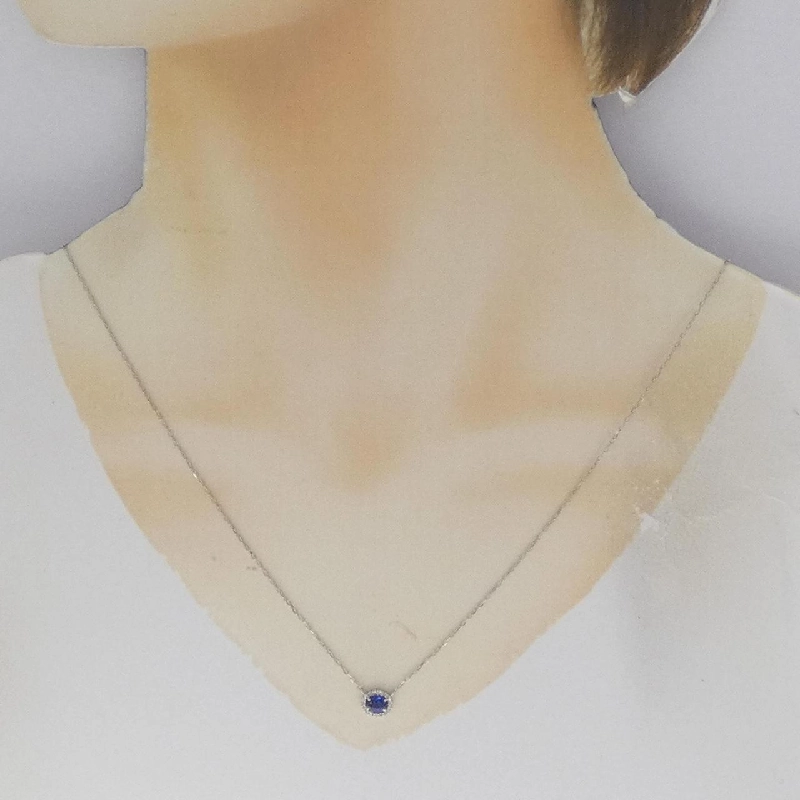 PT Sapphire Necklace 0.35CT - Hàng hiệu Authentic 863902