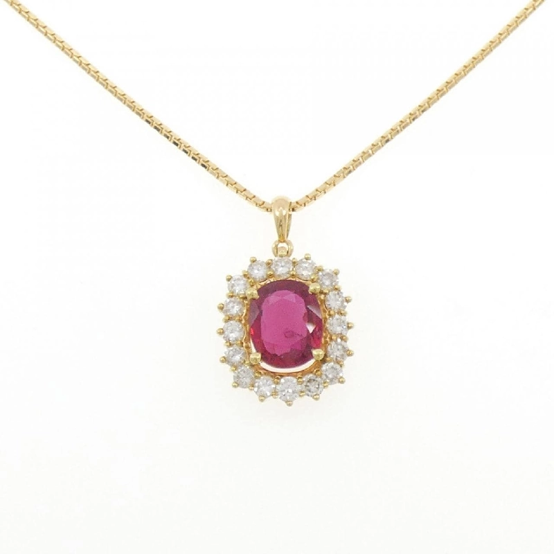 K18YG Nhẫn Ruby 3.27CT - Hàng hiệu Chính hãng 857540