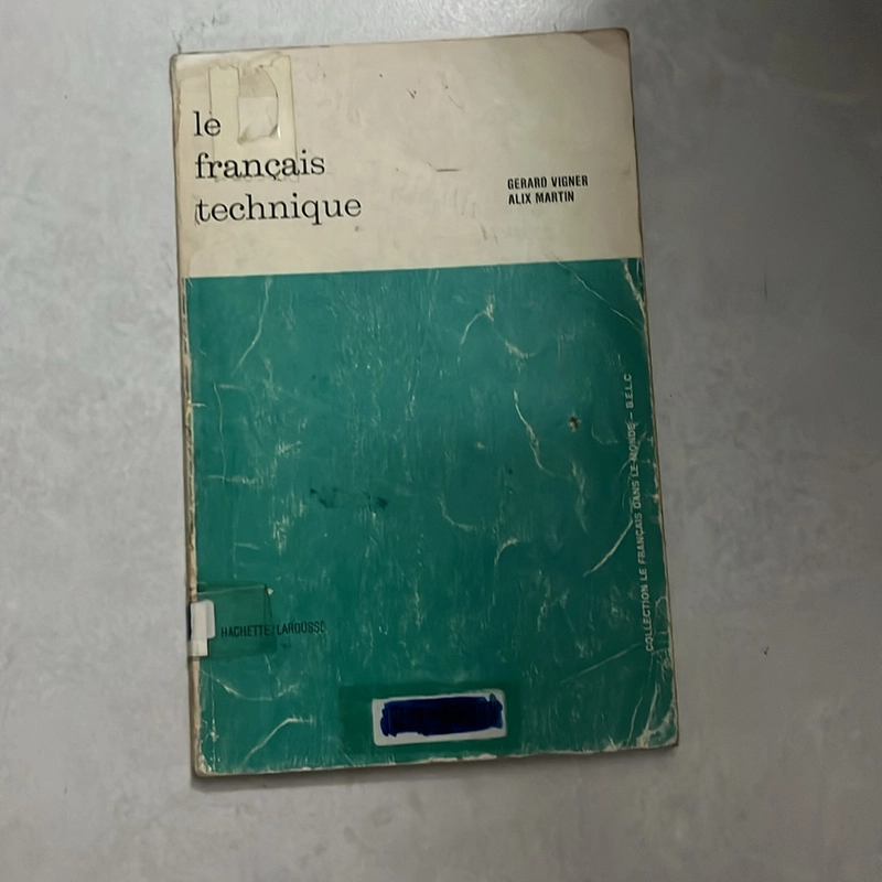 le francais technique 503724