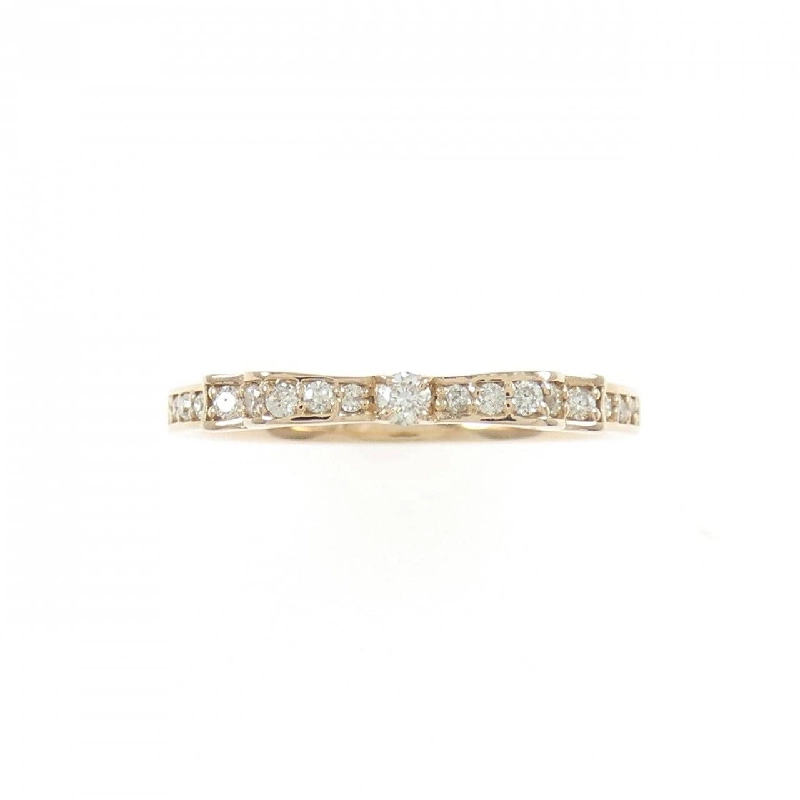 Nhẫn kim cương K18PG có ruy băng 0.15CT 669107