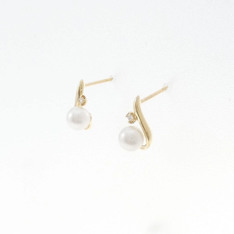 K18YG Bông tai ngọc trai nước ngọt - Hàng hiệu Authentic 867296