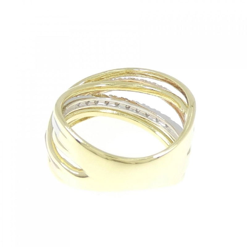 Nhẫn kim cương K18YG/PT/K18PG 0.30CT 671228