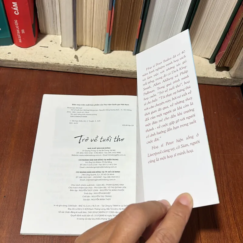 II Sách Thiếu Nhi: Trở Về Tuổi Thơ - MICHAEL MORPURGO - Nguyễn Hồng Quang (Dịch)- 2016 711399