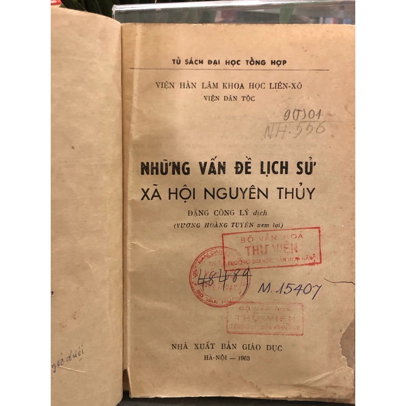 Những vấn đề lịch sử xã hội nguyên thuỷ 364090