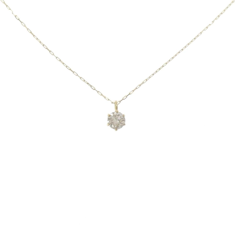 K18YG Solitaire Dây chuyền kim cương 0.27CT - Hàng hiệu Chính hãng 861244