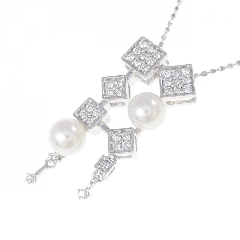 K14WG/K10WG Ngọc trai Akoya Dây chuyền - Hàng hiệu Chính hãng 857782