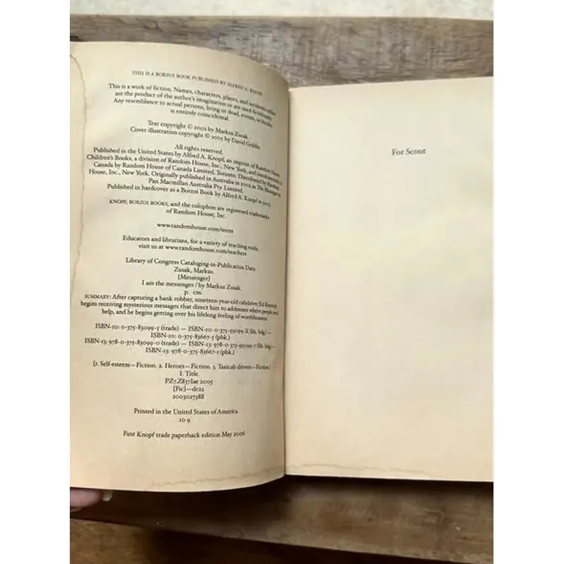 I Am the Messenger - Markus Zusak 730898