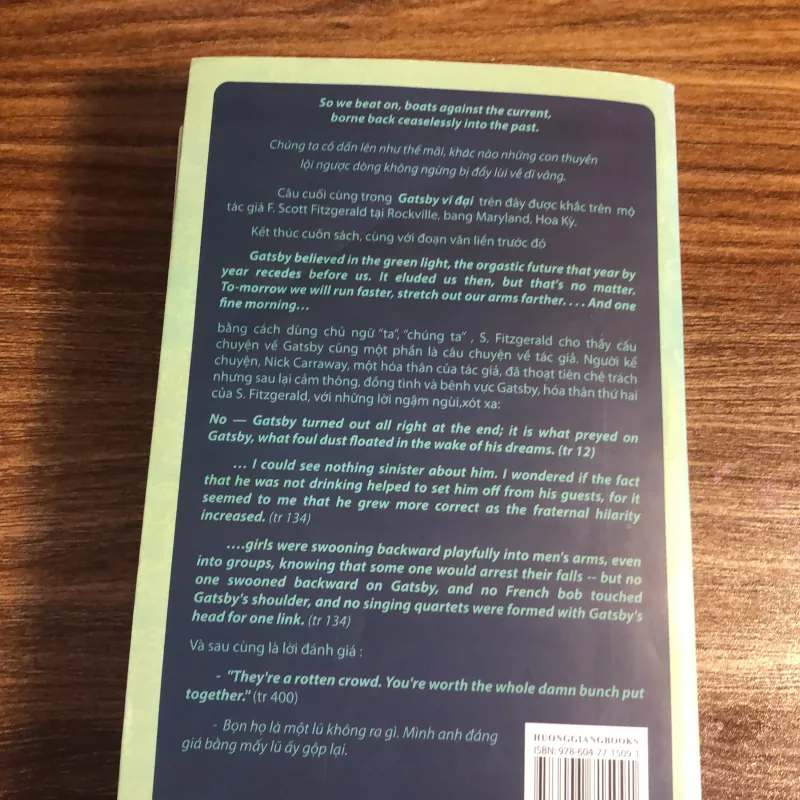 Gatsby vĩ đại- song ngữ Anh Việt 1002303