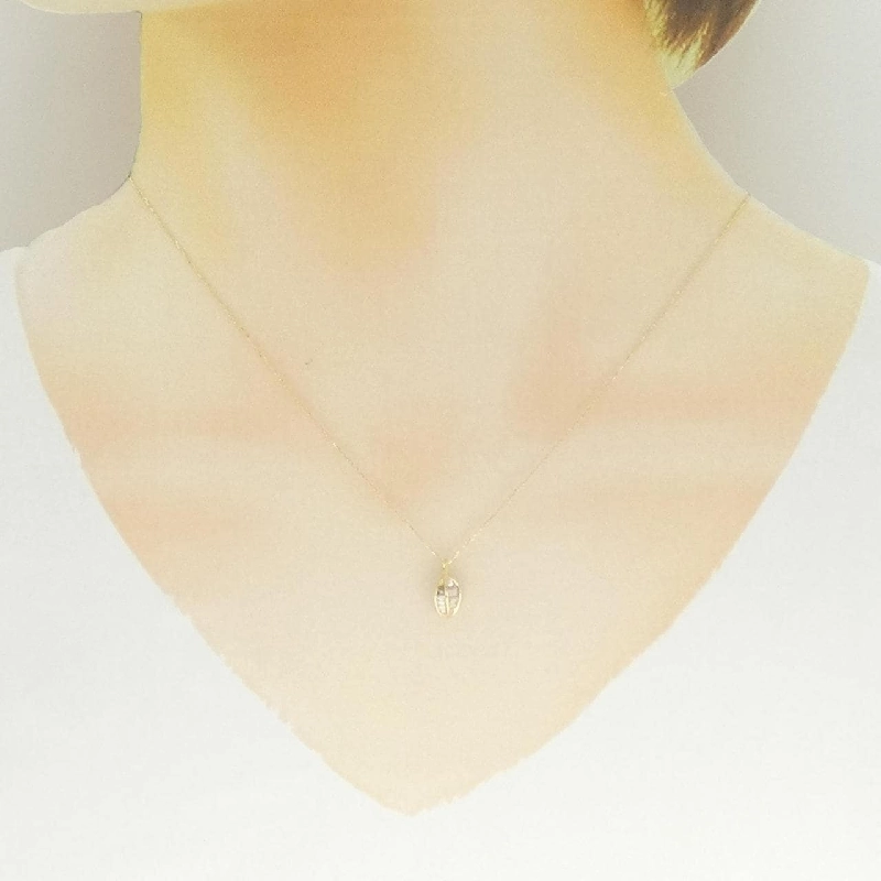 K18YG Dây chuyền kim cương 0.15CT - Hàng hiệu Authentic 859030