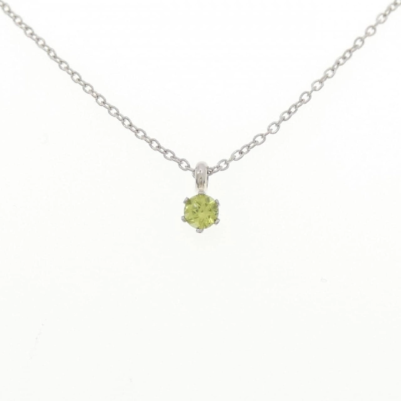 PT850 Peridot Necklace - Hàng hiệu Authentic 862473