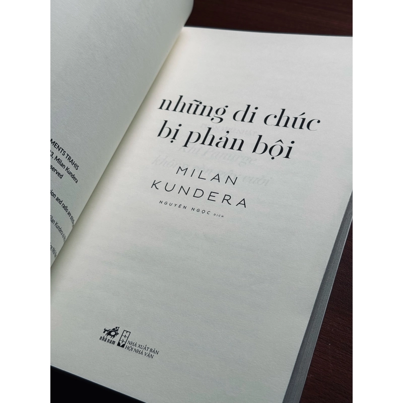 Những di chúc bị phản bội - Milan Kundera 543220