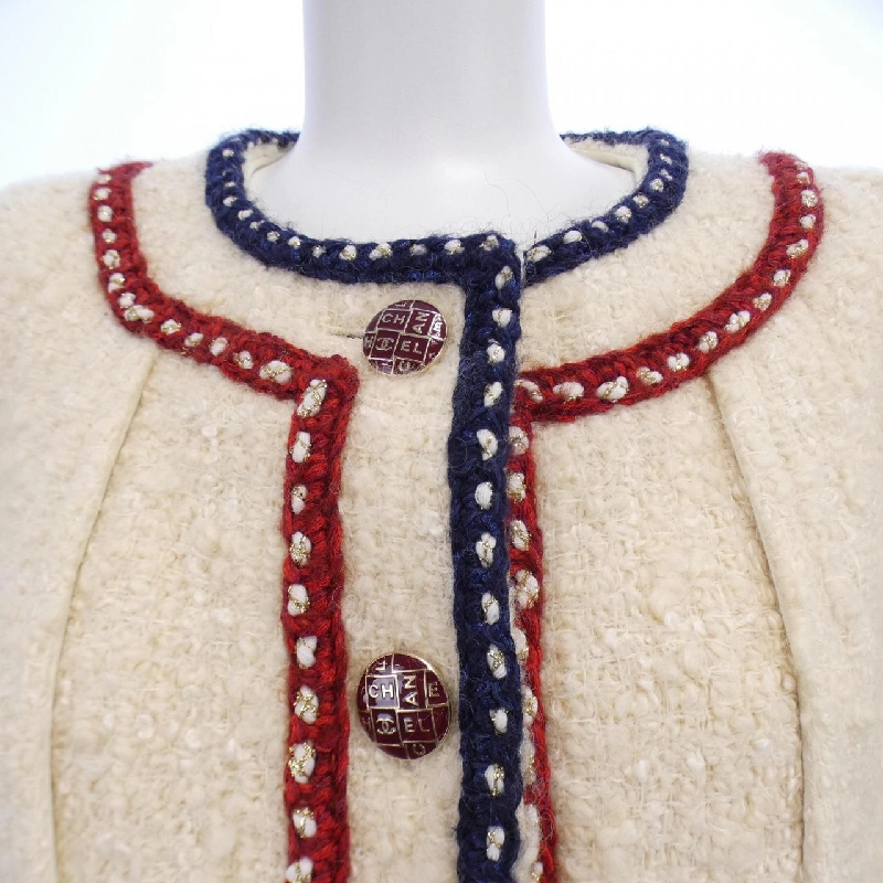 【Mã giảm giá】Áo khoác không cổ CHANEL 637552