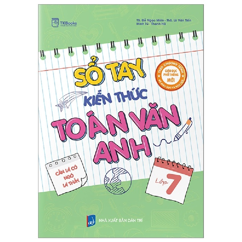 Sổ Tay Kiến Thức Toán Văn Anh Lớp 7 - Đỗ Ngọc Miên 288767