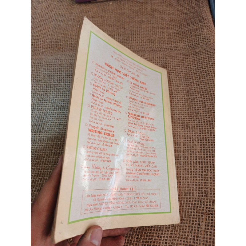 Guide to Writing 1997 mới 80% (Sách tự học tiếng Anh) HLSC2404 1028519
