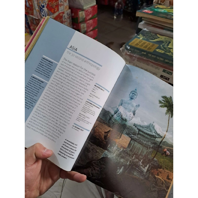 30-Second Anthropology: The 50 Most Important Ideas in the Study of Being Human, Each Explained in Half a Minute - Simon Underdown - mới 90% bìa cứng, sách màu - KHOA HỌC ĐỜI SỐNG - HMT3012 924114