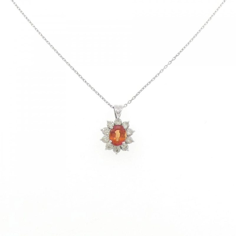 K18WG Sapphire Necklace - Hàng hiệu Authentic 859271