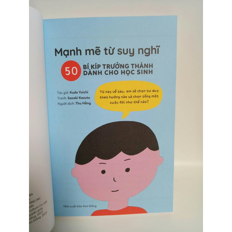 Mạnh mẽ từ suy nghĩ - 50 bí kíp trưởng thành dành cho học sinh 536233