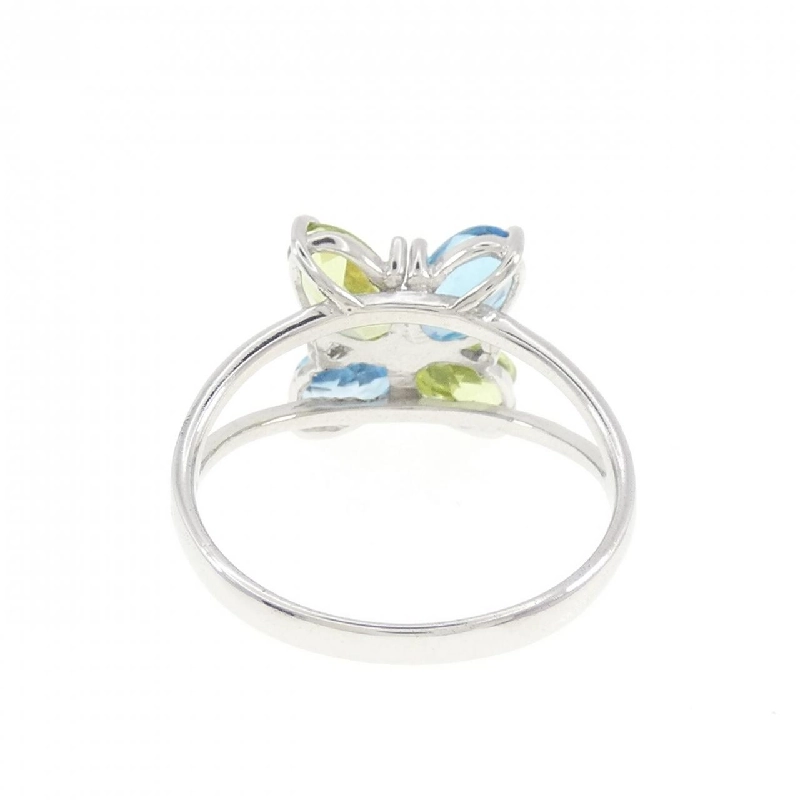 Nhẫn đá màu K14WG 670091