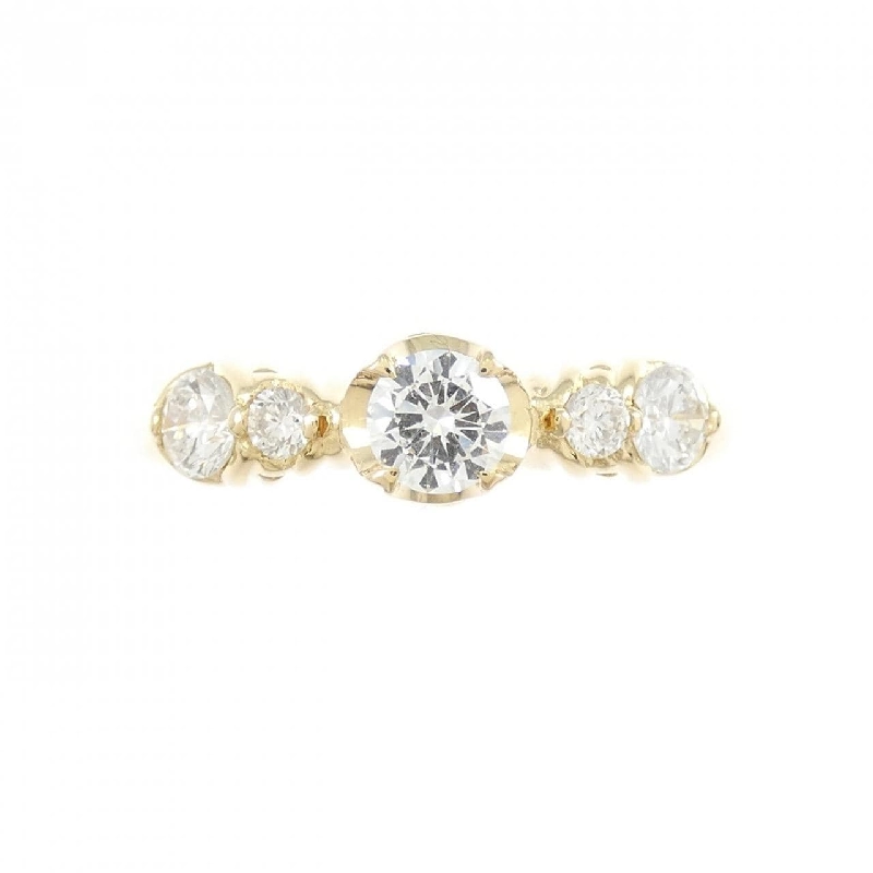 Nhẫn kim cương K18YG 0.59CT 666657