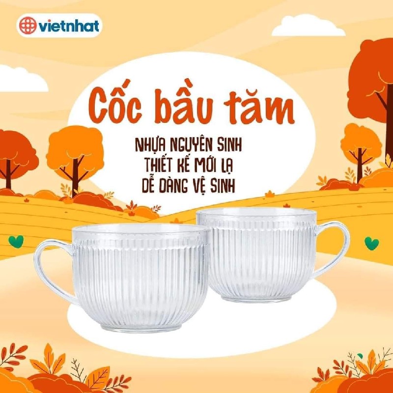 ￼Cốc Nhựa Bầu Tăm 400ml 🌺🌹 25716