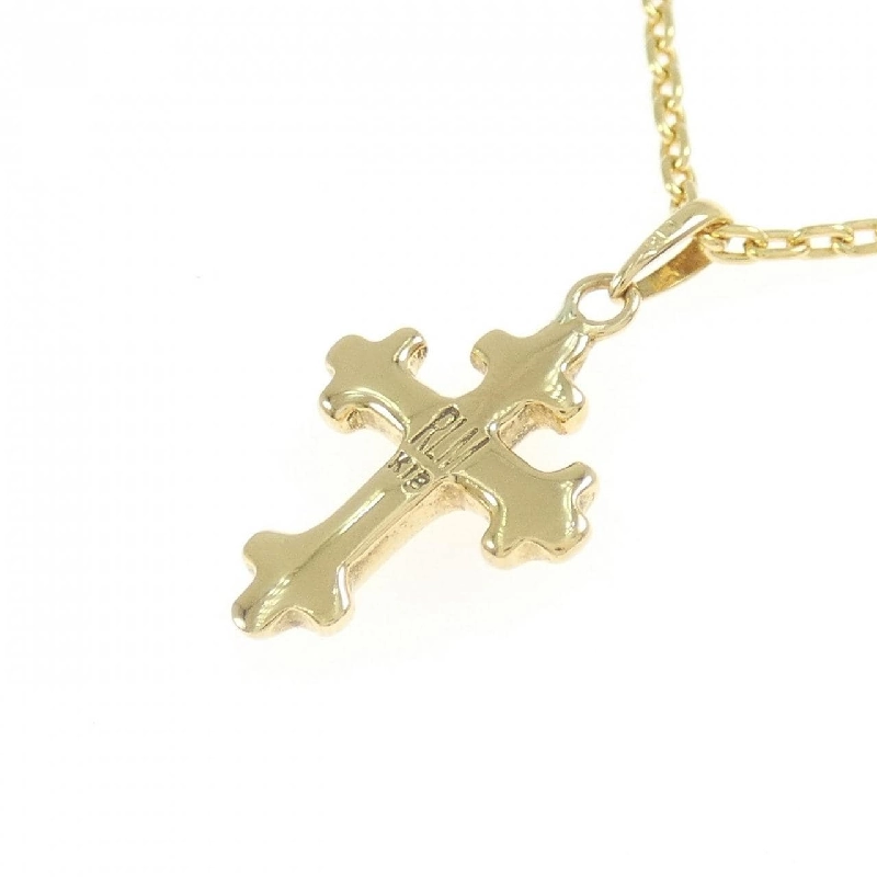 K18YG Dây chuyền hình chữ thập - Hàng hiệu Chính hãng 861141