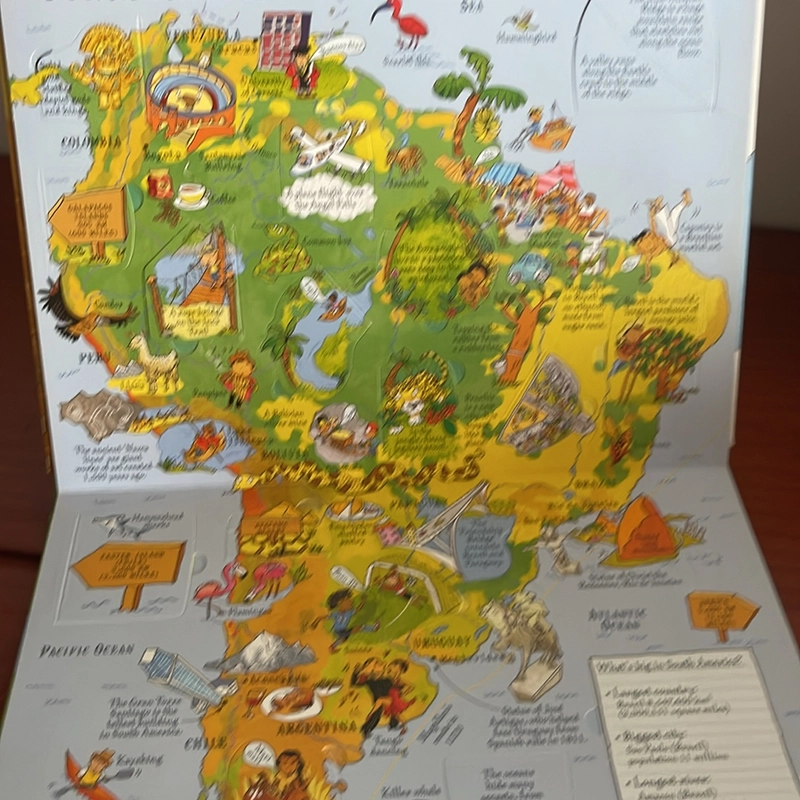 PICTURE BOOK Lift the flap Picture atlas 536053