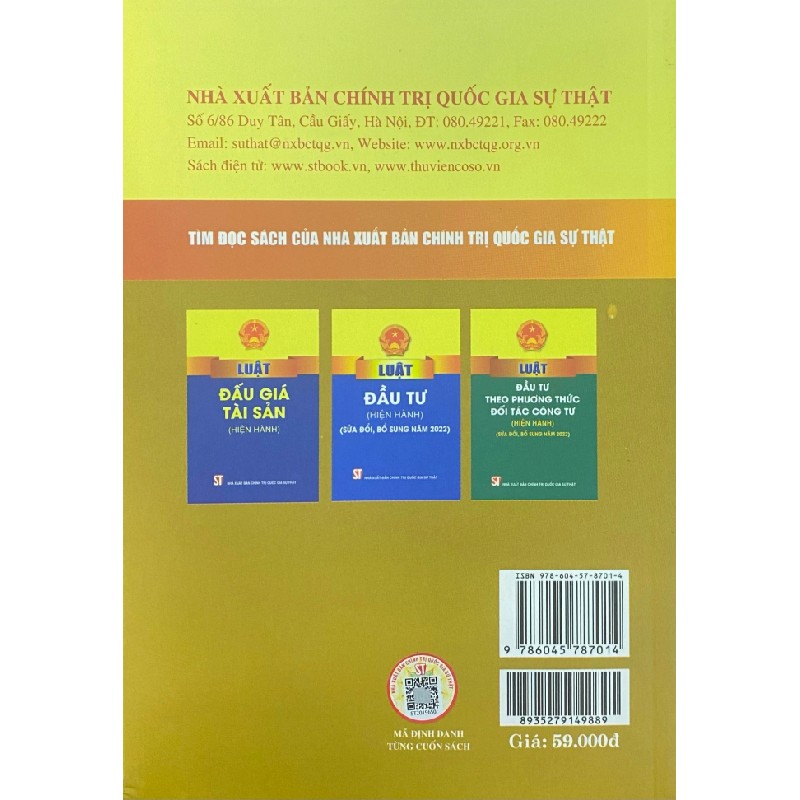 Luật Đầu Tư Công (Hiện Hành) (Sửa Đổi, Bổ Sung Năm 2020, 2022) - Quốc Hội 189718