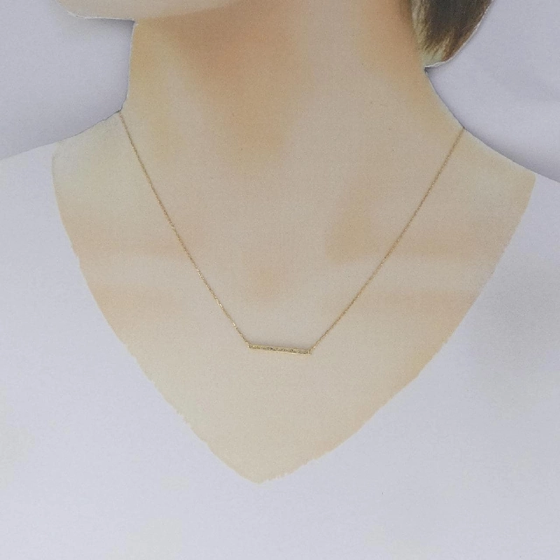 K18YG Dây chuyền kim cương 0.20CT - Hàng hiệu Chính hãng 858599