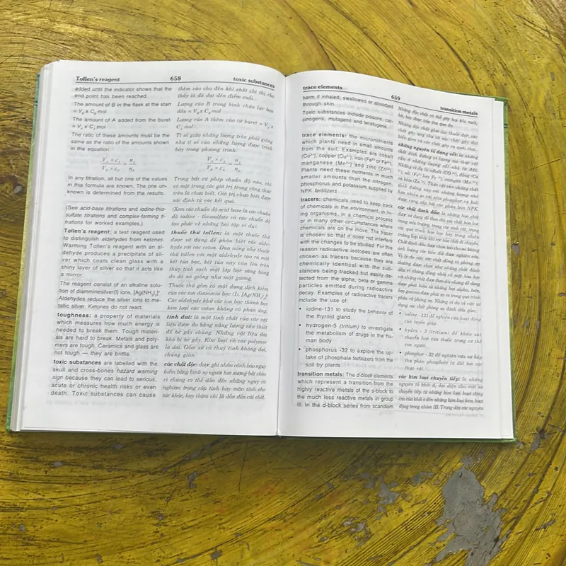 TỪ ĐIỂN HOÁ HỌC & CÔNG NGHỆ HOÁ HỌC ANH - ANH - VIỆT- PHƯƠNG AN- LÊ NGỌC 697849