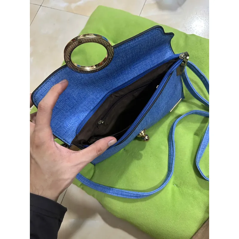 Cần pass túi sách nữ, mới, màu xanh dương 731431
