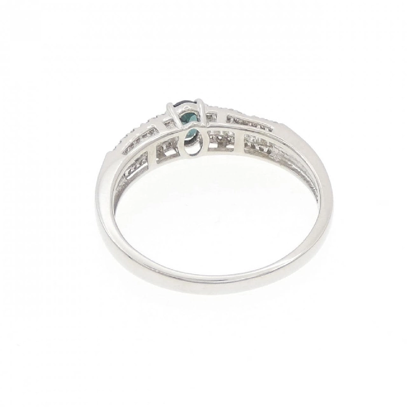 Nhẫn Garnet Xanh PT900 0.388CT - Hàng hiệu Chính hãng 848558