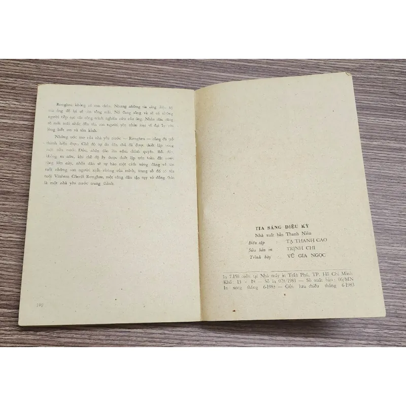 TIA SÁNG DIỆU KỲ (Viết về nhà bác học phát minh ra tia X - Wilhelm Rontgen 776850