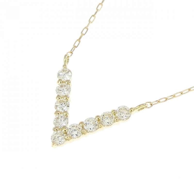 K18YG Dây chuyền kim cương 0.20CT - Hàng hiệu Chính hãng 856253