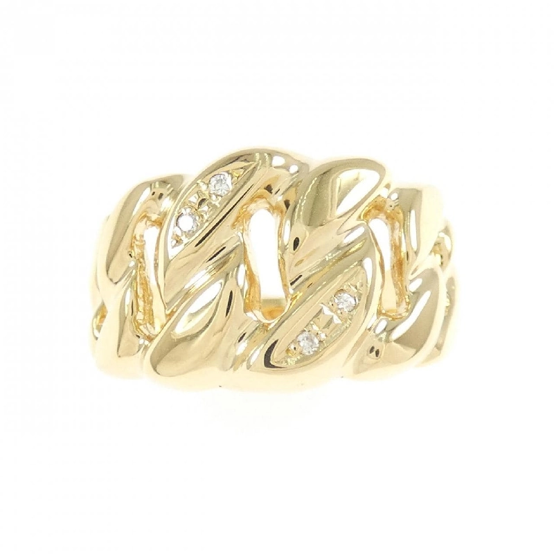 Nhẫn kim cương K18YG 0.02CT 669263