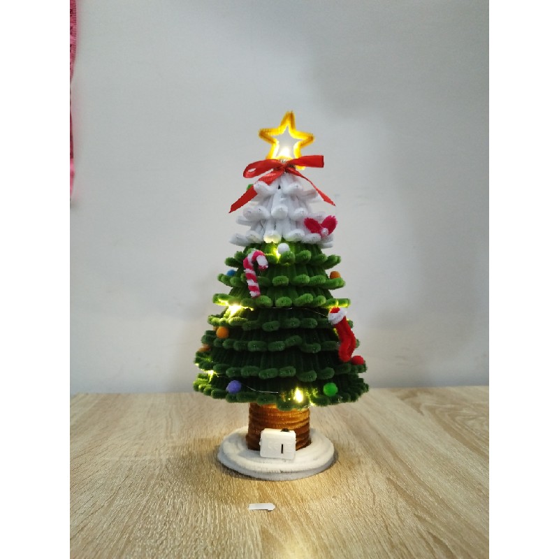Thông noel bằng kẽm nhung 25220