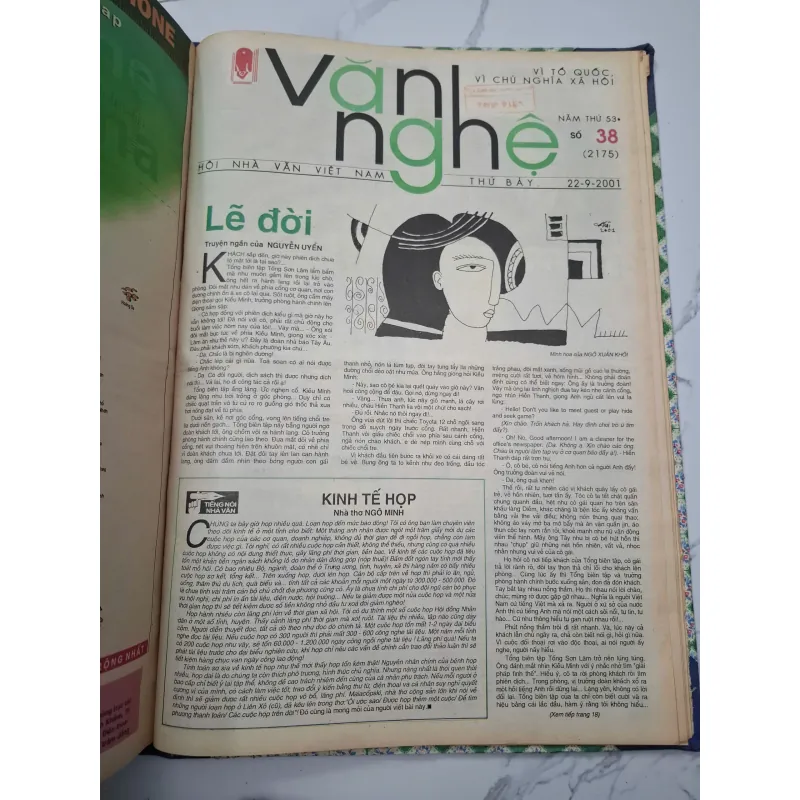 Báo Văn Nghệ 2001 số 27 đến số 39 799223
